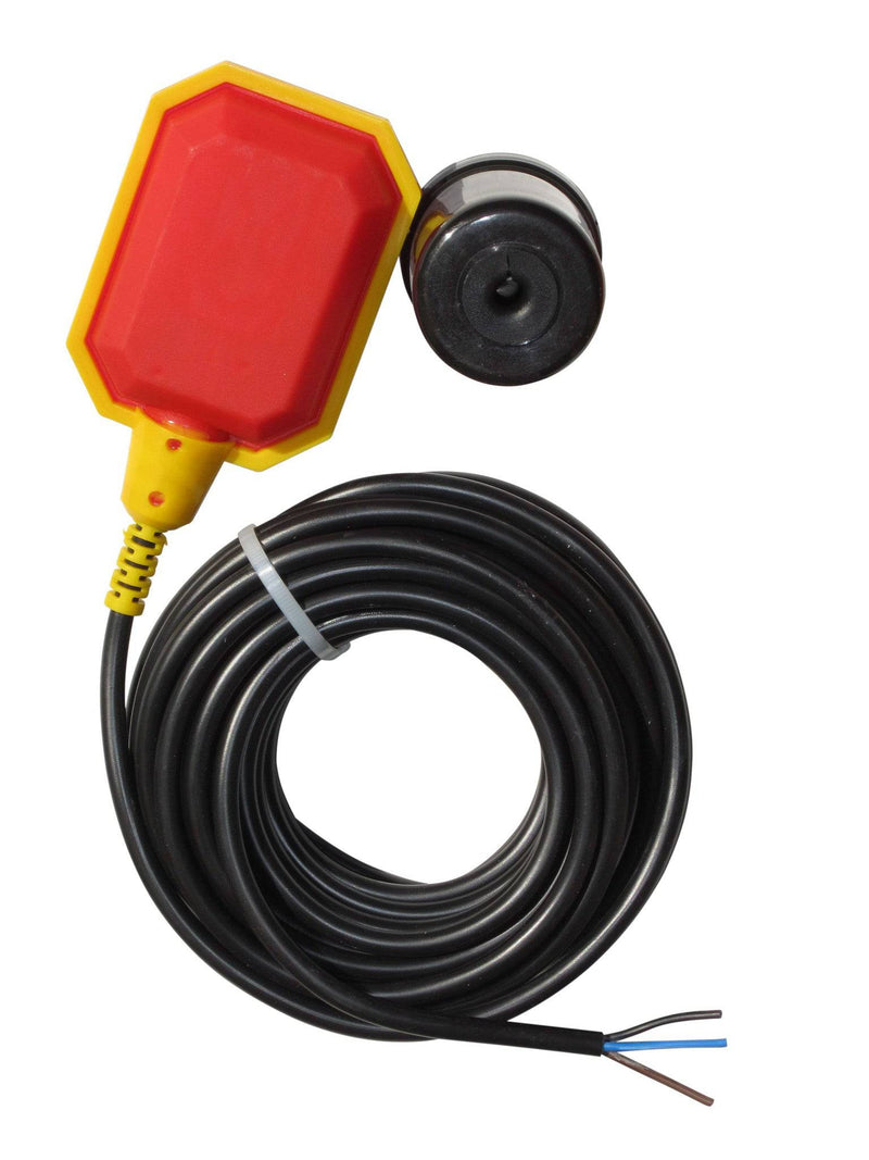 Float Switch for Sump Pump - Water Level Sensor with Honeywell Microswitch and Adjustable Tether Length for Ground Water Bilge Pump and Water Tank – Non-Corrosive PP Casing, Rated to 13 Amps