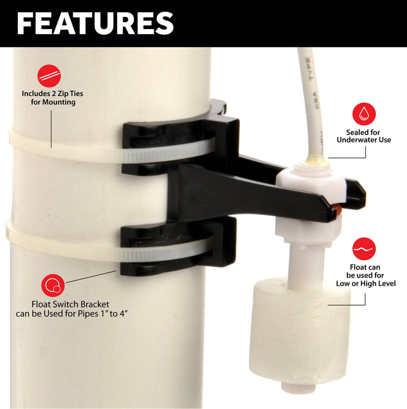 DC Clamp on Float Switch