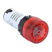 Weather resistant LED replacement lamp with Horn